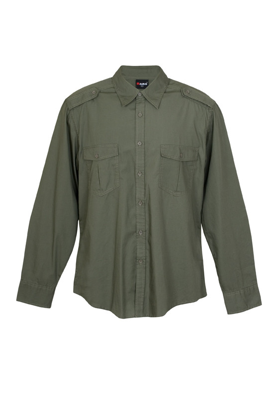 Men's Military Long Sleeve Shirt