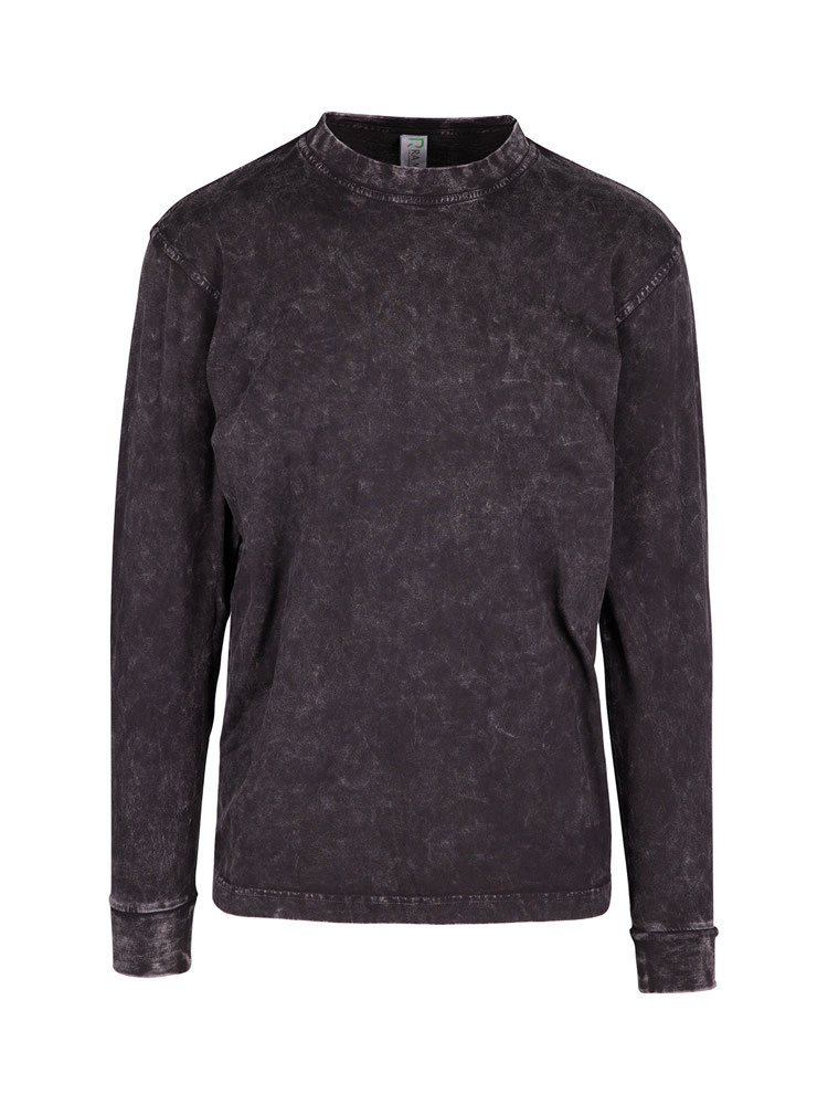 Men's / Unisex Stone Wash Long Sleeve T-Shirt