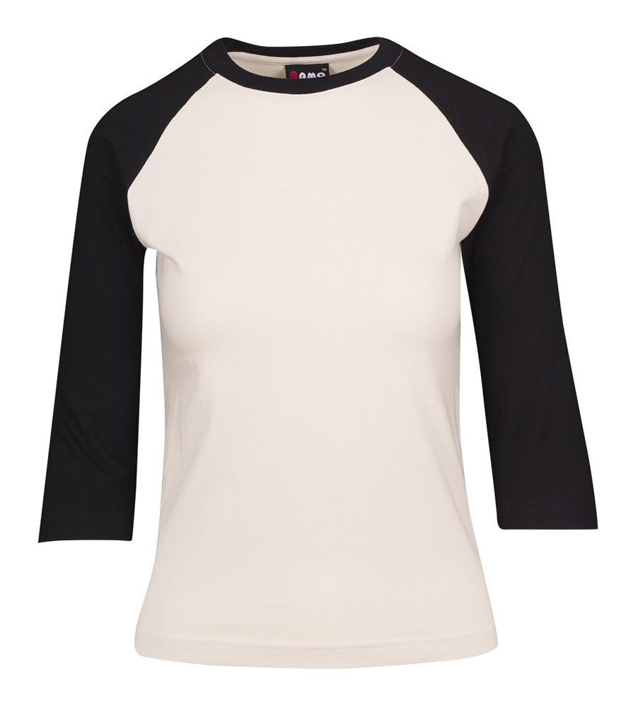 Women's 3/4 Sleeve Raglan T- Shirt