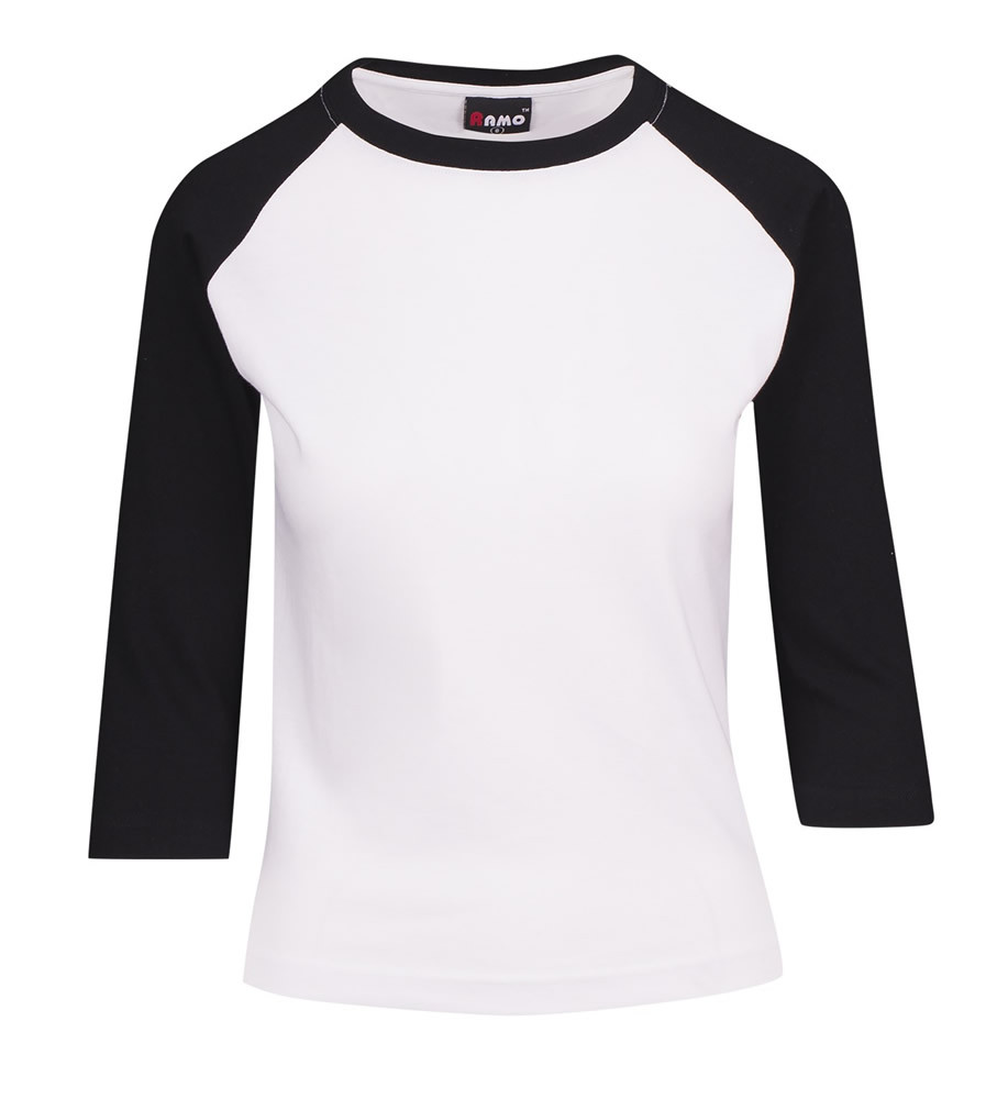 Women's 3/4 Sleeve Raglan T- Shirt