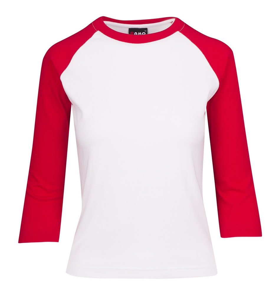 Women's 3/4 Sleeve Raglan T- Shirt