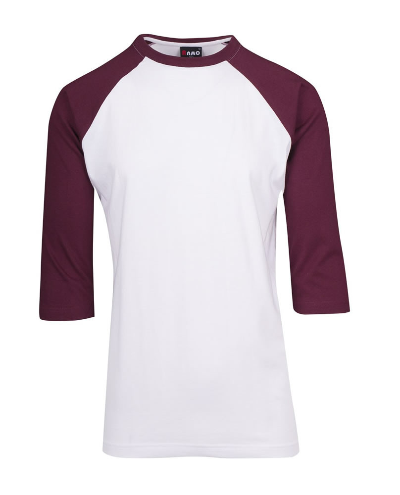 Mens 3/4 Sleeve Raglan Tees