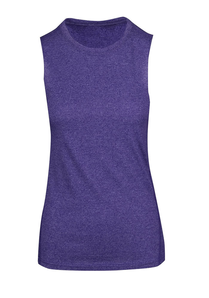 Ladies Heather Sleeveless Tee - Greatness Range