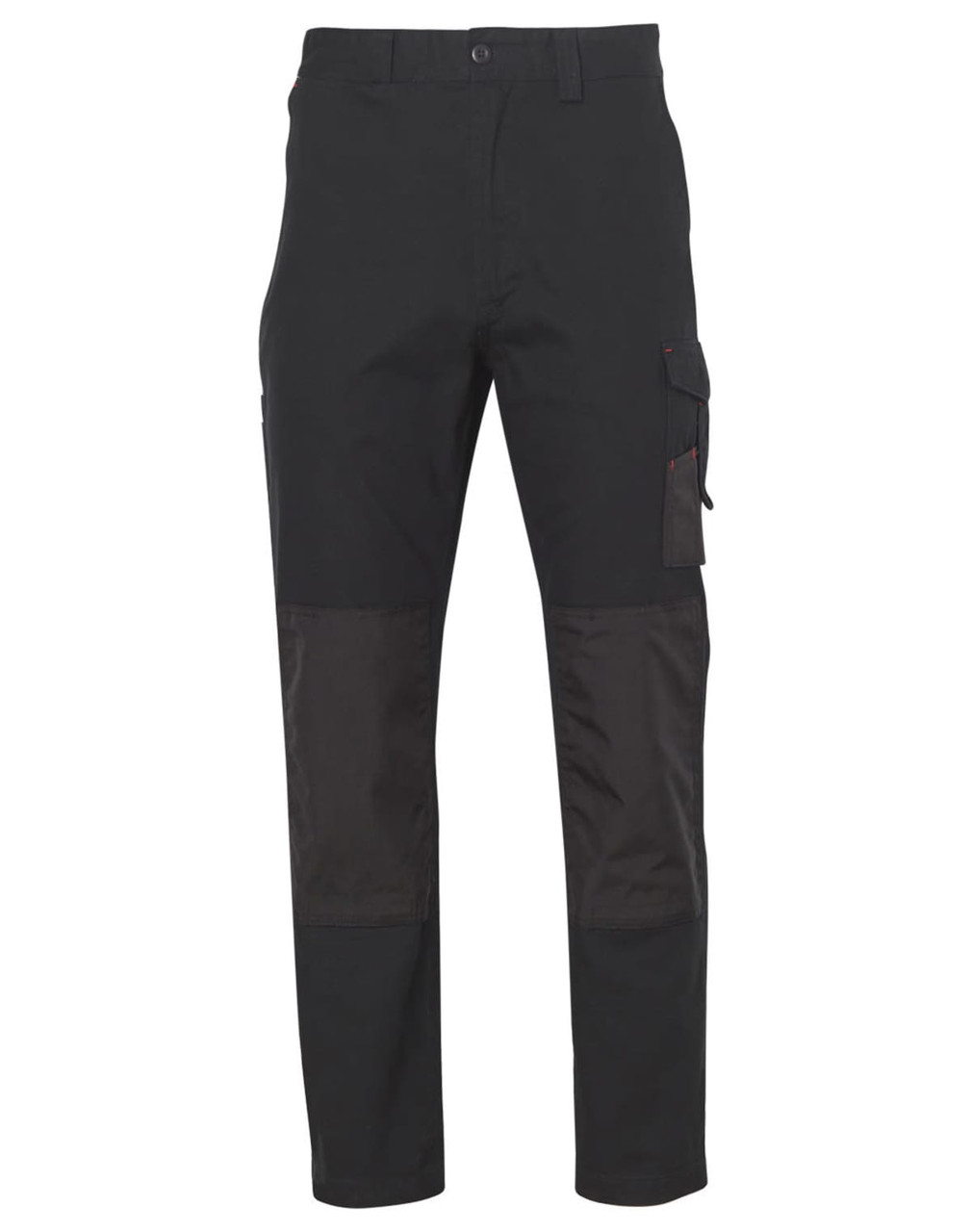 Heavy Duck Weave Dura-Wear Work Pant in black, featuring multiple pockets and durability panels.