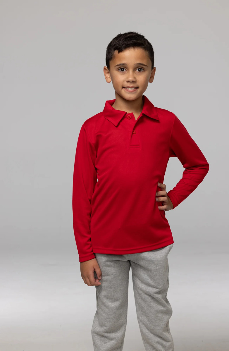 Botany Kids Long Sleeve Polo