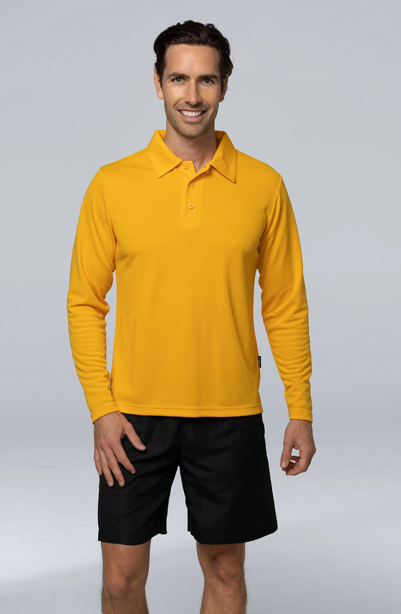 Botany Men's Long Sleeve Polo