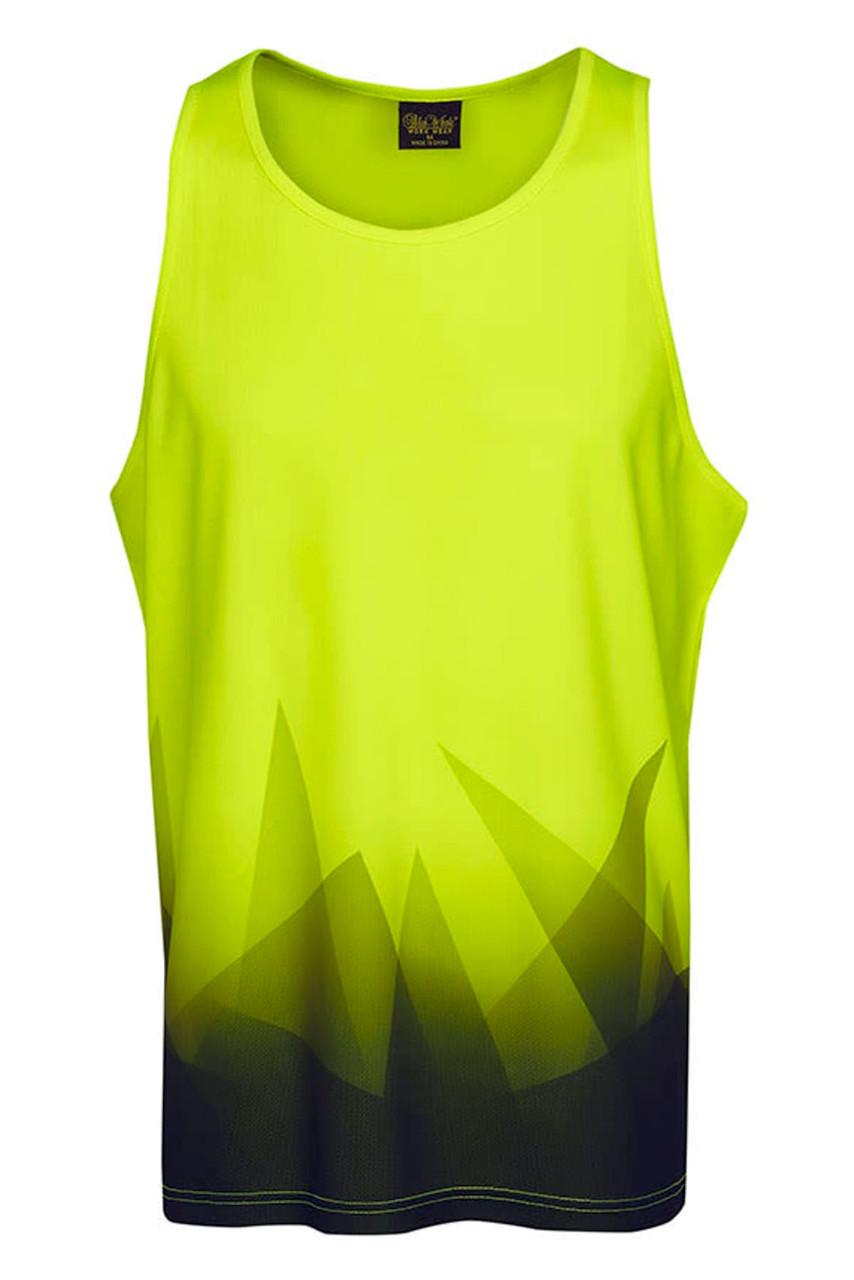 Triangular Sublimation Hi Vis Singlet