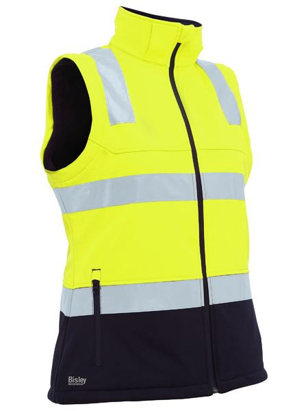 Women's Taped Two Tone Hi Vis 3-in-1 Soft Shell Jacket