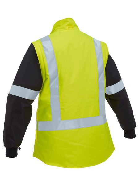 Women's Taped Hi Vis 5 in 1 Rain Jacket