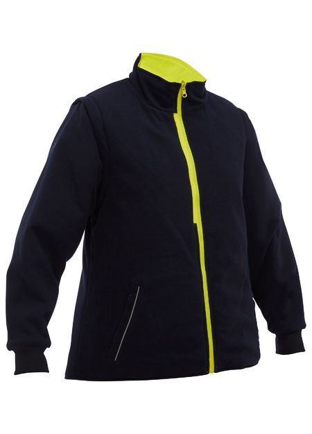 Women's Taped Hi Vis 5 in 1 Rain Jacket