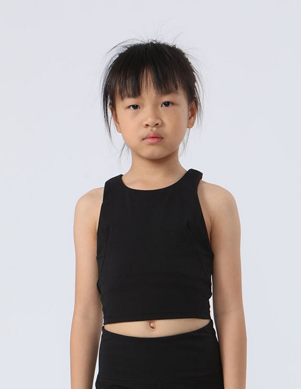 BKKST46K Kids Cropped Tank Top