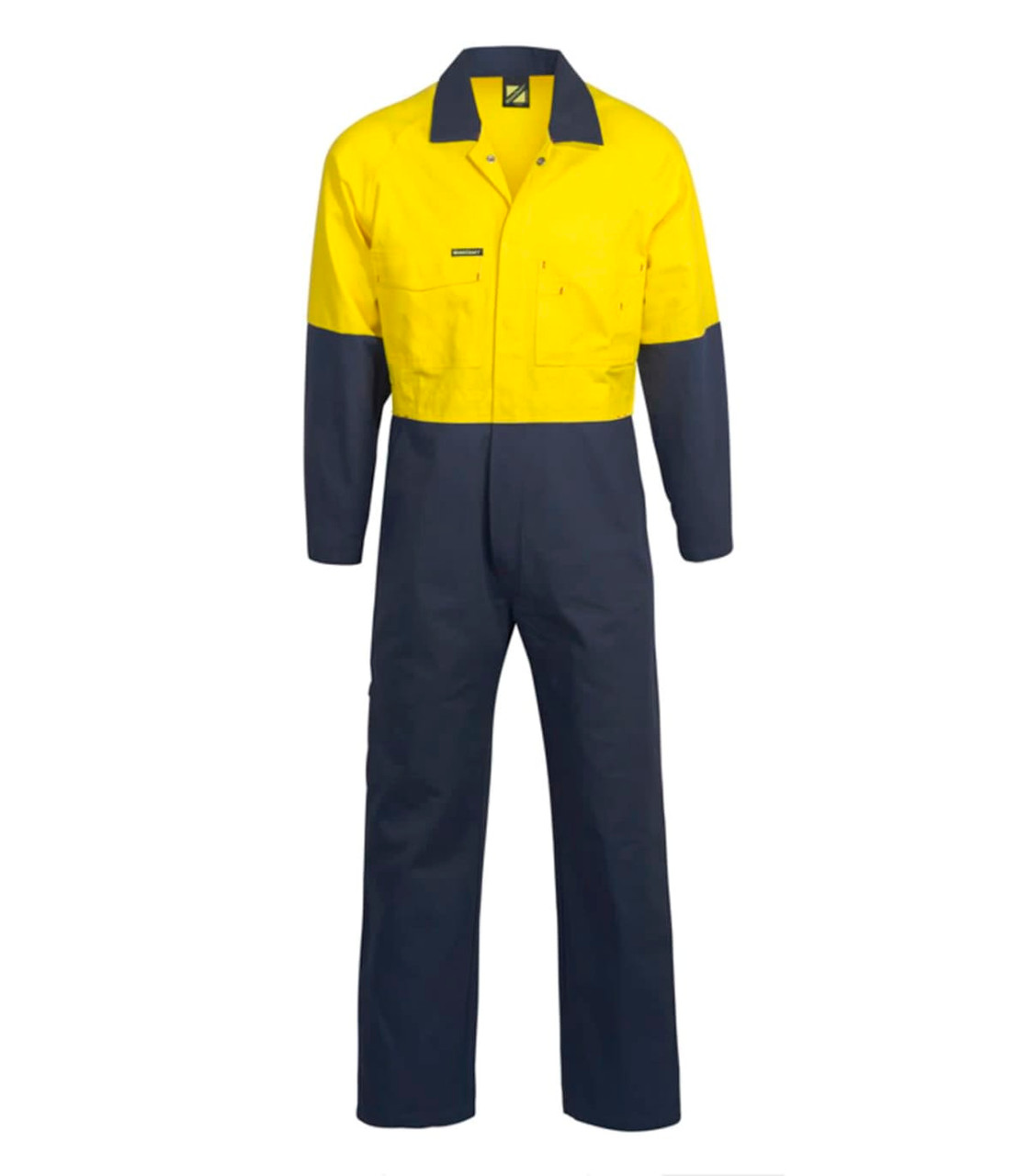 Hi Vis Poly/Cot Coveralls Long