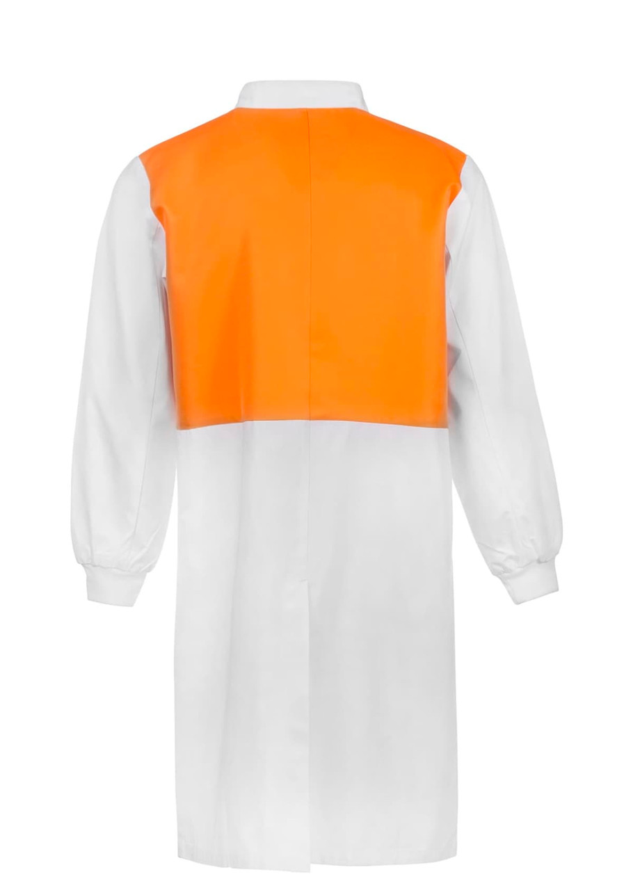 Dustcoat Mandarin Collar Hivis