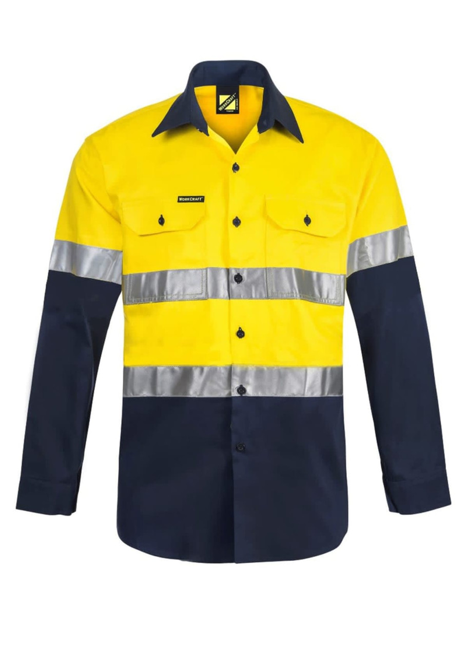 Hybrid Hivis Close Front Shirt