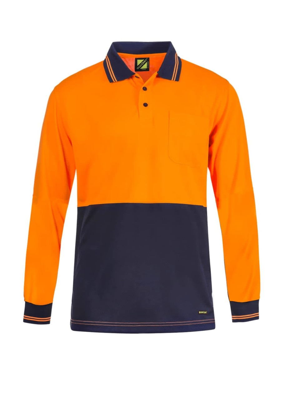 Hi Vis Lightweight Polo -Ls