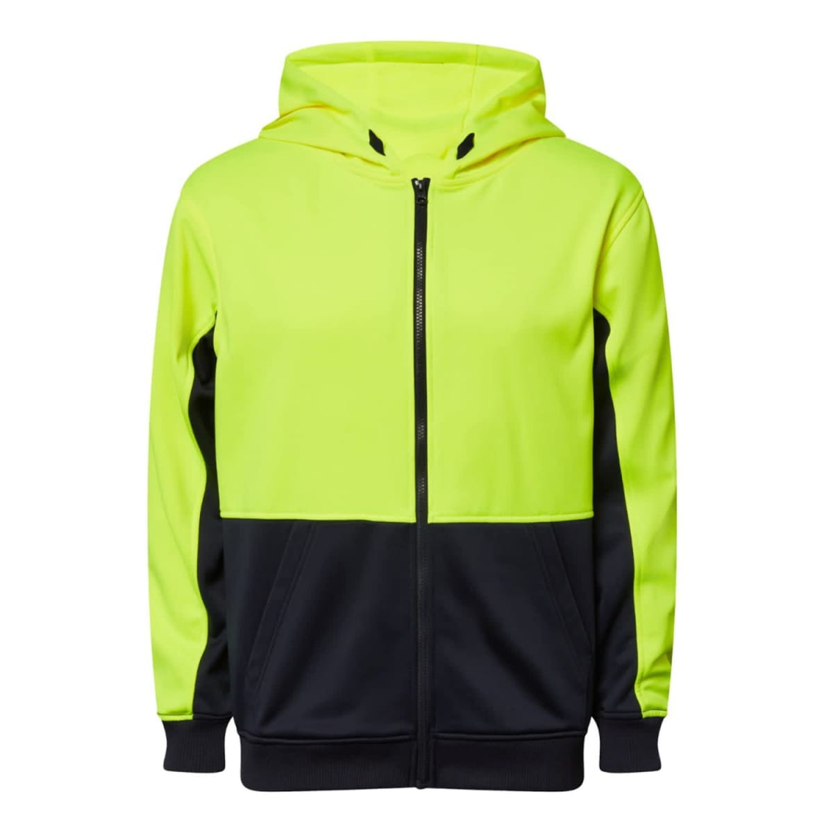 Hi Vis Hoodie With Zip