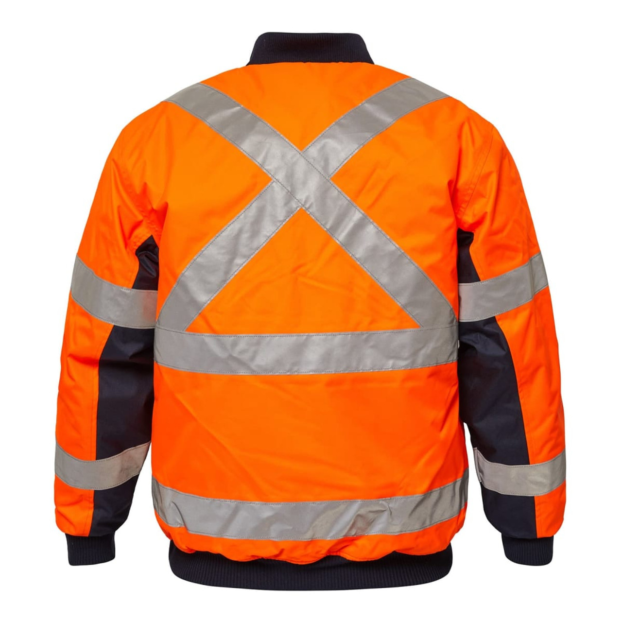 Hivis Bomber Jacket X-Tape