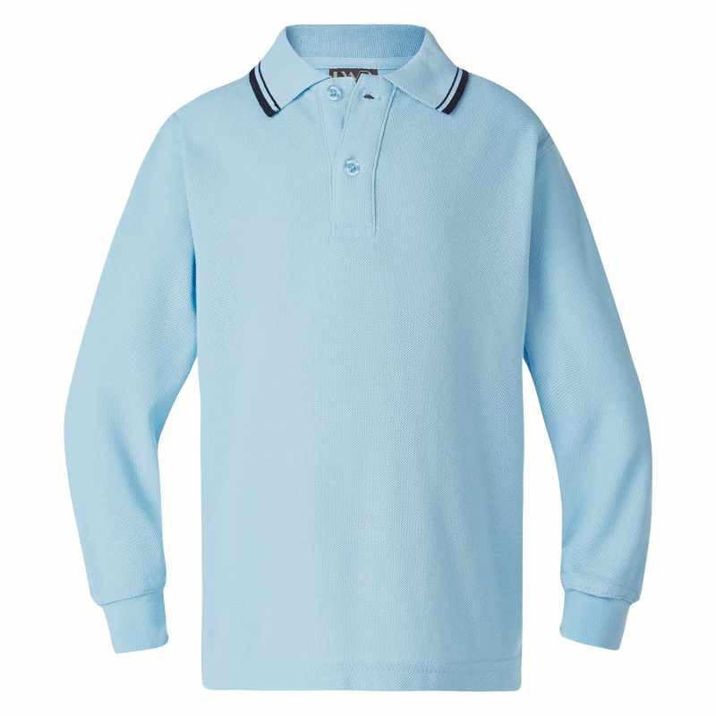 Tait Classic Twin Stripe Polo - Long Sleeve