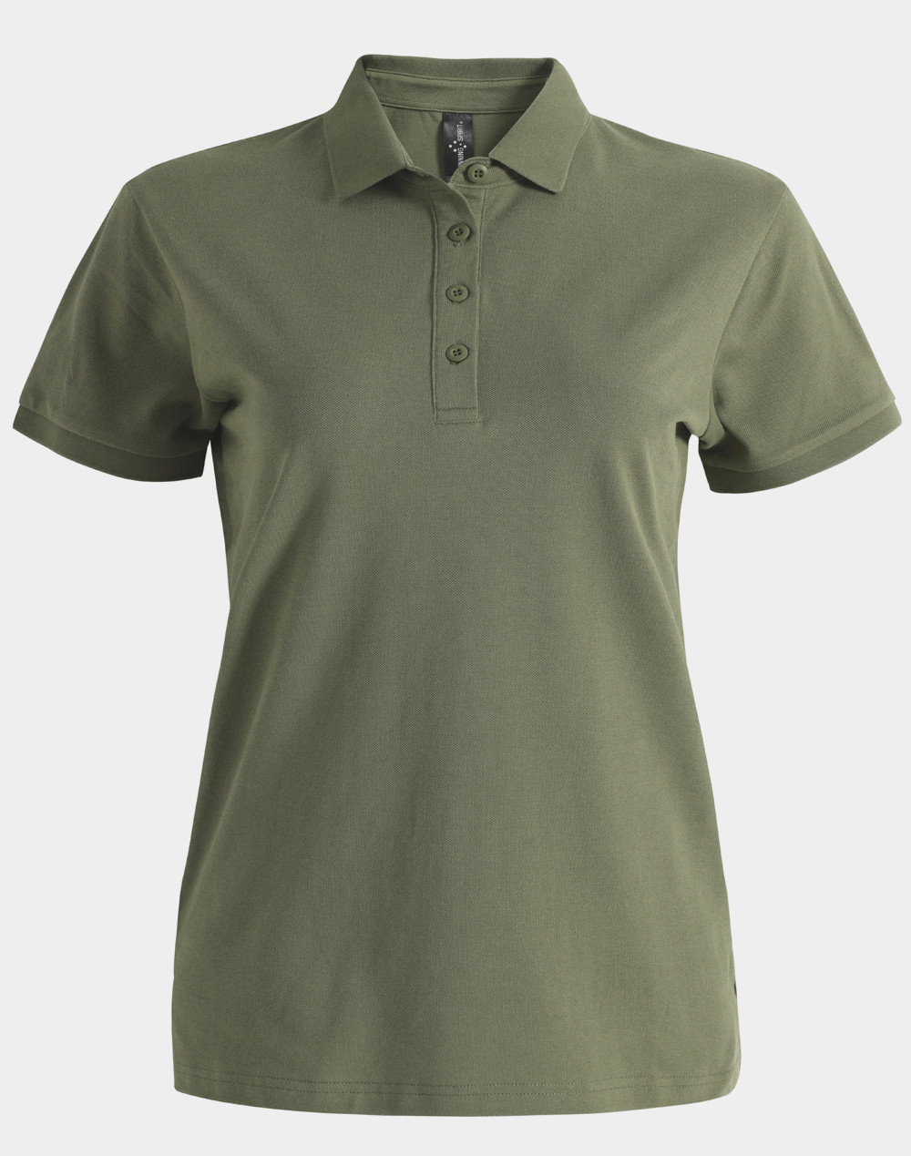 Ladies Ultrafine Cotton Pique Short Sleeve Polo
