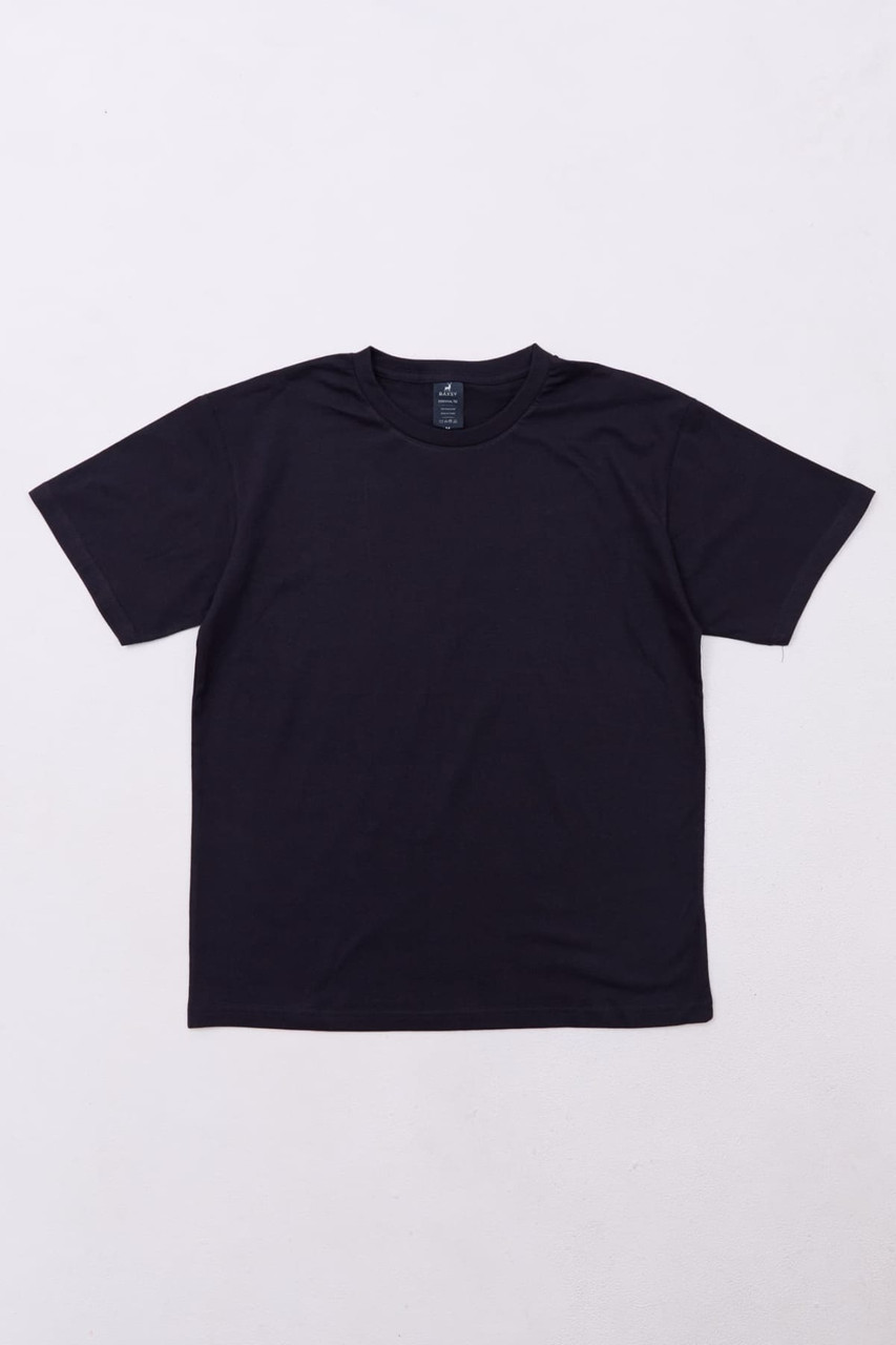 A black short-sleeved singlet shirt with a simple design and a logo on the label.