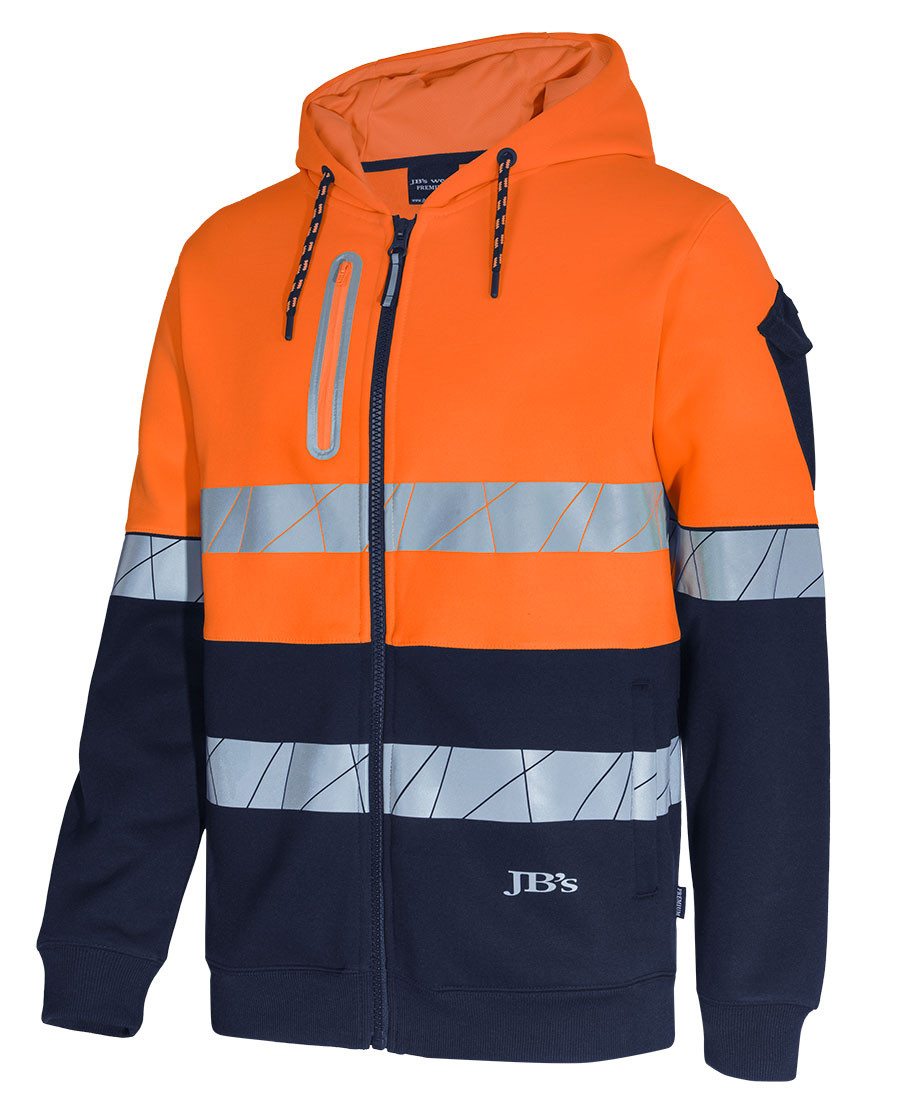 JB's 450 G Hv Full Zip Hoodie With Frag Tape