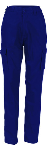 Ladies Cotton Drill Cargo Pants