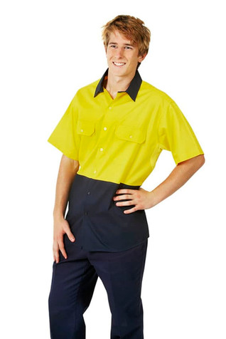 Hi Vis 155 GSM Cotton Twill Shirt