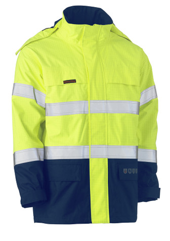 Taped Hi Vis FR Wet Weather Shell Jacket