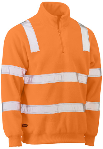 Taped Hi Vis Rail Polar Fleece Jumpers