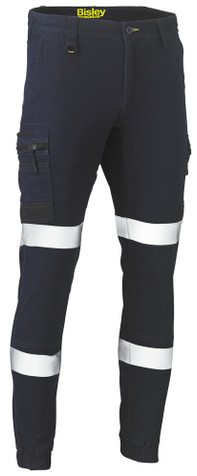 Flx & Move Taped Stretch Denim Cargo Cuffed Pants