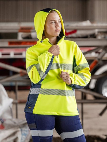 Women's Flx & Move™ Hi Vis Taped Liquid Repellent Fleece Hoodie