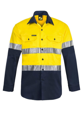 Hivis Industrial Tape Shirt-Ls