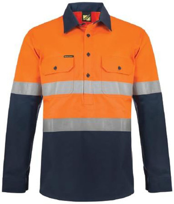 Hybrid Hivis Close Front Shirt