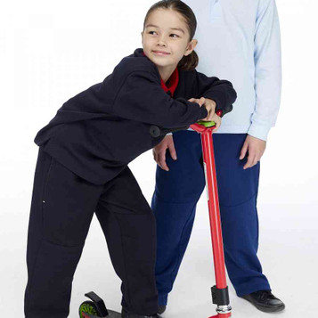 Pearce Fleecy Double Knee Straight Leg Track Pants