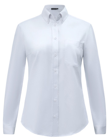 M8009L Womens Smart Casual Cotton Blend L/S Shirt