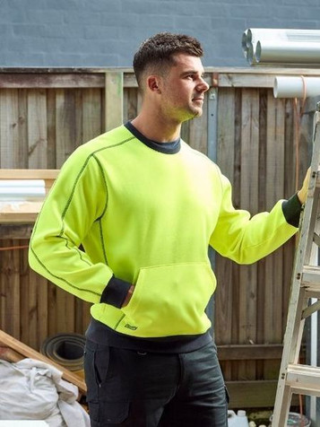 Work Fleece Crew Neck Jumper