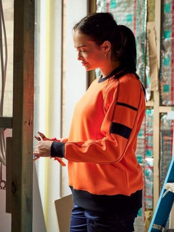 Women's Work Fleece Crew Neck Jumper