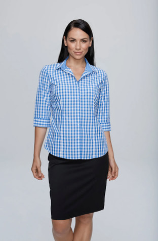 [Clearance]Devonport Ladies Shirt - 3/4 Sleeve