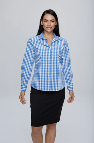 [Clearance]Devonport Ladies Shirt - Long Sleeve