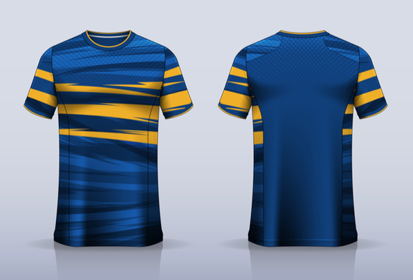 Dye sublimation print on sports clothing