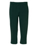 Dark green track pants with a comfortable waistband and knee-length cut. Features a brand logo.