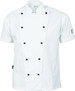 Cool-Breeze Cotton Chef Jacket - Short Sleeve