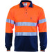 Hi Vis D/N Cool Breath Polo Shirt with CSR R/Tape Long Sleeve