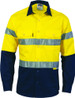 Hi Vis Two Tone Drill Shirt with 3M 8910 R/Tape - Long Sleeve
