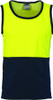 Hi Vis Cotton Back Two Tone Singlet