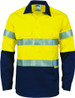 Hi Vis Two Tone Closed Front Cotton Shirt with 3M R/Tape