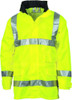 Hi Vis D/N Breathable Rain Jacket with 3M R/Tape