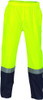 Hi Vis Two Tone Lightweight Rain pants with 3M R/Tape