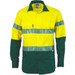 Hi Vis Cool-Breeze Cotton Shirt with 3M 8910 R/Tape - Long Sleeve || 3886