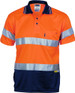 Hi Vis D/N Cool Breathe Polo Shirt With 3M 8906 R/Tape - Short Sleeve
